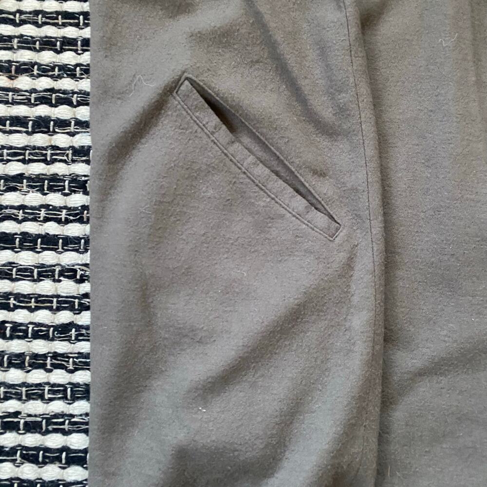 🌿ISSEY MIYAKE Vintage Womens 100% Wool Long Sleeve GreenTurtle Neck Dress S - Picture 4 of 13